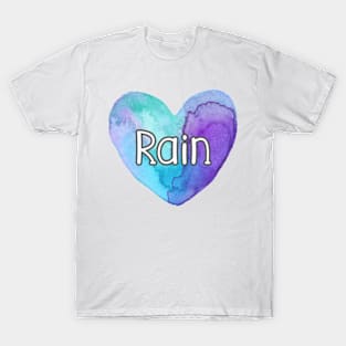 Drippin' Delight: My Groovy Love Affair with Rain T-Shirt